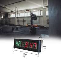 Ganxin LED Six Digital Countdown Clock fitness gym use, large display led digital timer