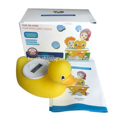 Multi function baby hot water duck bath thermometer