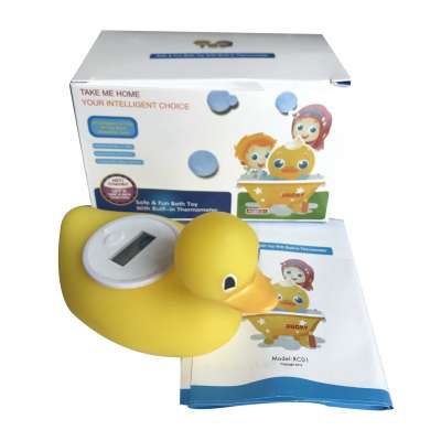 Swimming pool Animal yellow Duck Baby Use Electric Digital Thermometer for bath water temperature