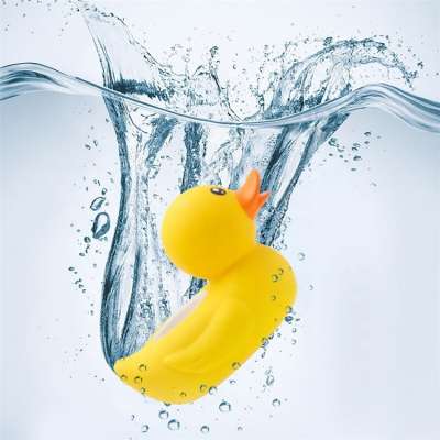 Factory custom high quality yellow duck Lovely Baby Bath Temperature thermometer digital