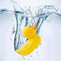 Factory custom high quality yellow duck Lovely Baby Bath Temperature thermometer digital