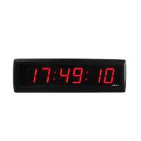 Factory Supplier Aluminum Frame Wall Clock Indoor P4 Led Display