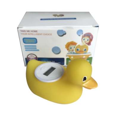 Digital Baby Thermometer, Floating Water Thermometer for Bathing, Tub Duckling Toy for Infants and Toddlers(Yellow)