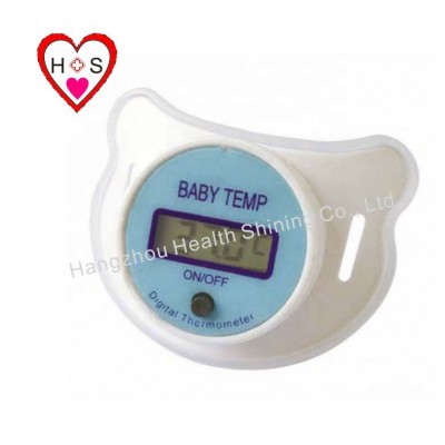 Baby Digital Nipple Thermometers LCD Medical Pacifier Mouth Temperature Silicone Children's Thermometer Baby Health Monitors