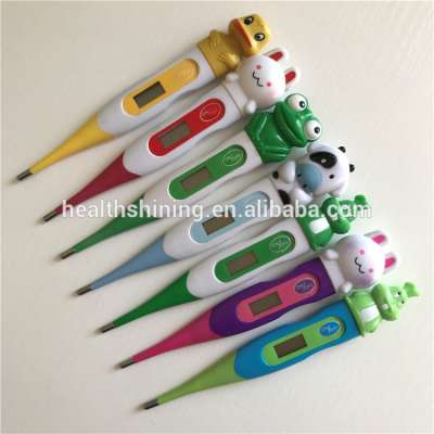 customized types of kid plastic digital thermometers of animals