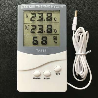 Mini Portable LCD Hygrometer Monitor Outdoor Home Temperature Humidity Digital Thermometer