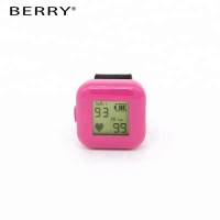 Berry color Mountaineering ring accu chek pulse oximeter